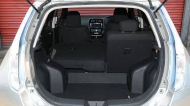 Boot space is also generous – but the presence of the batteries means the seats don&#039;t fold completely flat