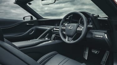 Lexus LC Convertible steering wheel