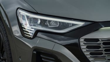 Audi Q8 e-tron SUV headlights