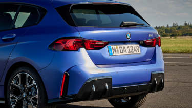 BMW 1 Series facelift rear closeup