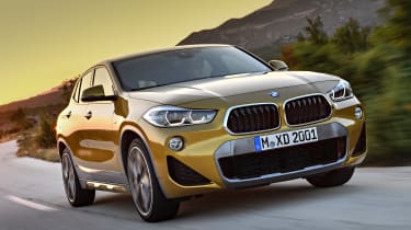 The X2 slots between the X1 and X3 in BMW’s SUV range, with a focus on style over outright practicality