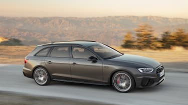 Facelifted Audi A4 Avant Estate - front driving
