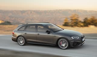 Facelifted Audi A4 Avant Estate - front driving