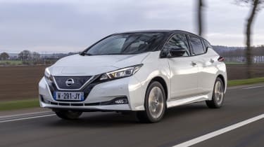 2021 Nissan Leaf10 - 10th Anniversary special edition - front dynamic  