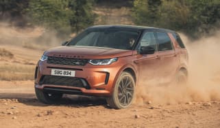 2020 Land Rover Discovery Sport Black off-roading 