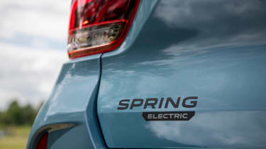 Dacia Spring hatchback rear badge