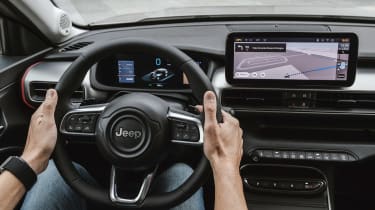 Jeep Avenger e-Hybrid cockpit view