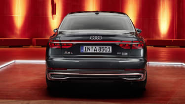 New Audi A8 rear view