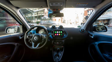 Smart EQ ForFour hatchback interior