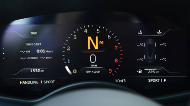 McLaren GT digital dials