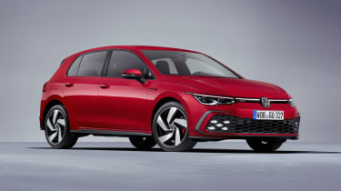2020 Volkswagen Golf GTI - front 3/4 view