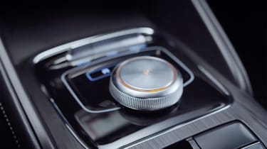 MG ZS EV interior dial