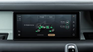 2020 Land Rover Defender 110 P400e plug-in hybrid - infotainment screen 