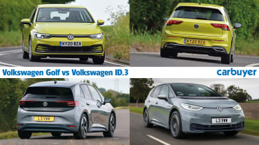 Volkswagen Golf vs Volkswagen ID.3 header