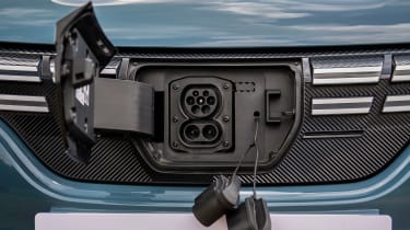Dacia Spring hatchback charging flap