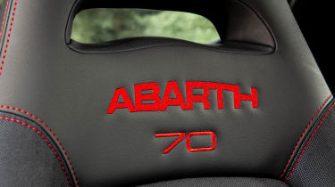 Abarth 595 Esseesse seat detailing