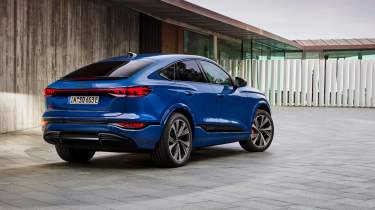 Audi Q6 Sportback e-tron static rear quarter