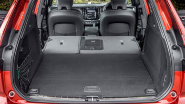 Volvo XC60 Recharge hybrid boot seats folded
