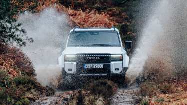 Toyota Land Cruiser water splash