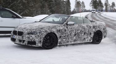 BMW 4 Series Convertible in camouflage