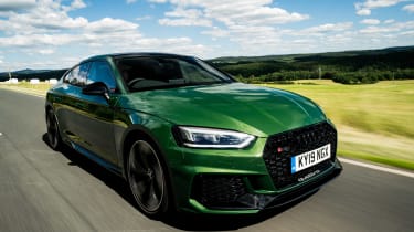 Audi RS5 Sportback front 3/4 tracking
