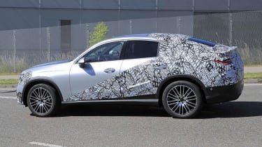 New Mercedes GLC Coupe spied 6