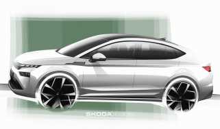 2025 Skoda Enyaq Coupe sketch