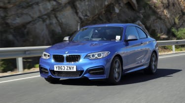 The M240i also has stiffer suspension and larger brakes than the standard 2 Series