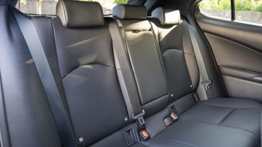 Lexus UX 2024 rear seats