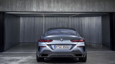 BMW 8 Series Gran Coupe - rear straight on static