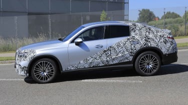 New Mercedes GLC Coupe spied 4
