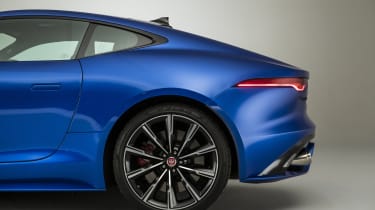 2020 Jaguar F-Type rear end - side view