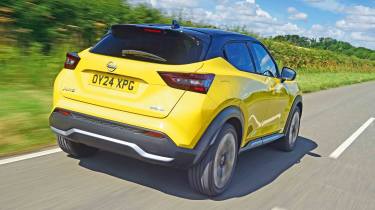 Nissan Juke UK drive rear quarter