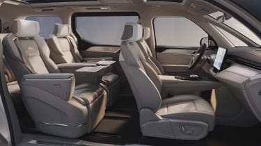 Volvo EM90 seating side view