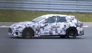 2022 Ferrari Purosangue SUV - prototype close passin shot