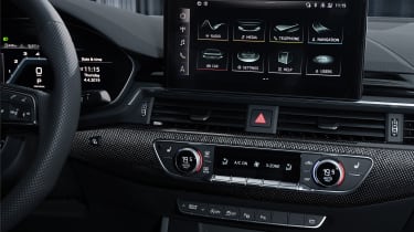 Facelifted Audi A4 - infotainment 
