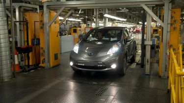 Nissan Leaf production facility in Sunderland