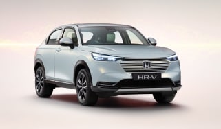 2021 Honda HR-V hybrid SUV - front 3/4