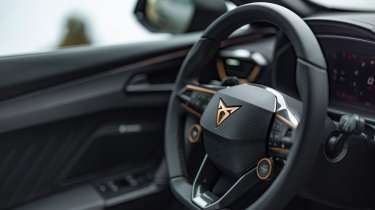 Cupra Formentor steering wheel