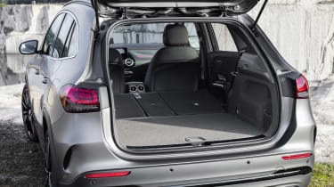 Mercedes GLA boot - seats down