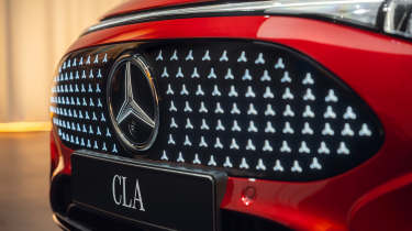 Mercedes CLA EV front grille