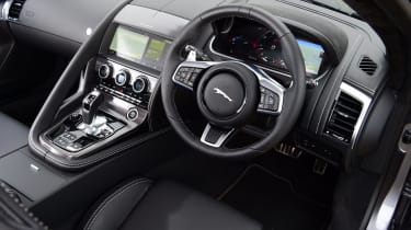 Jaguar F-Type coupe interior