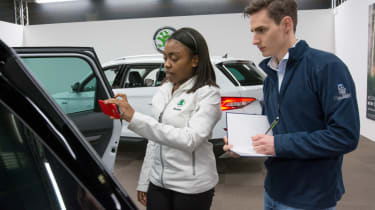If buying a used car, know what to look for when inspecting