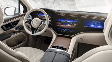Mercedes EQS SUV interior 
