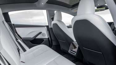 Tesla Model 3 facelift  rear seats