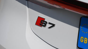 Audi S7 hatchback rear badge