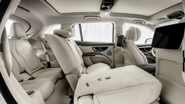Mercedes EQS SUV rear seats