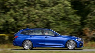 BMW 3 Series Touring driving - side view
