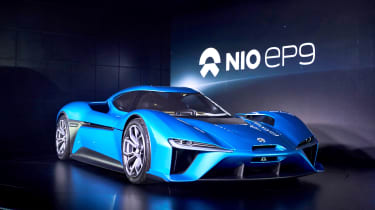The Nio EP9 covers 0-62mph in 2.7 seconds