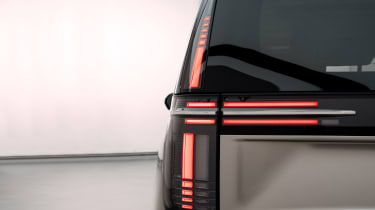 Volvo EM90 rear light close up